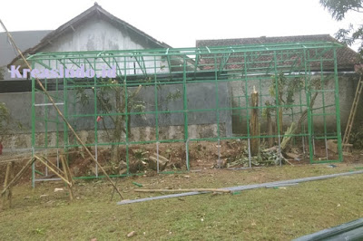 Repeat Order pesanan Kandang untuk Burung Merak Bu Liza di Subang Jawa Barat