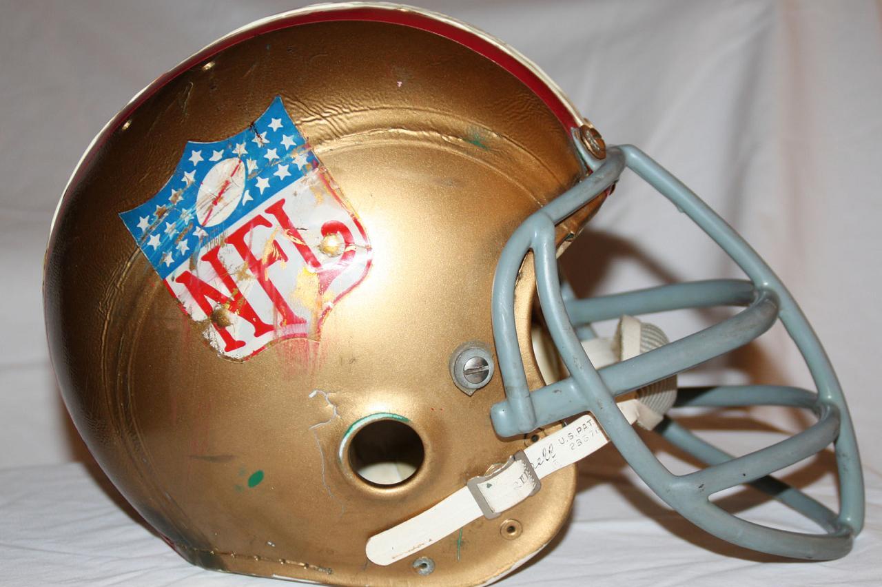 Pro Football Journal Presents Memorabilia Ten Game Used Helmets