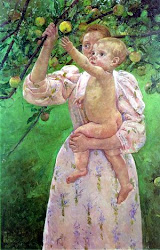 cassatt mary picking fruit paintings famous child painter apple jurubd american oil josephdonaghy posted profile works