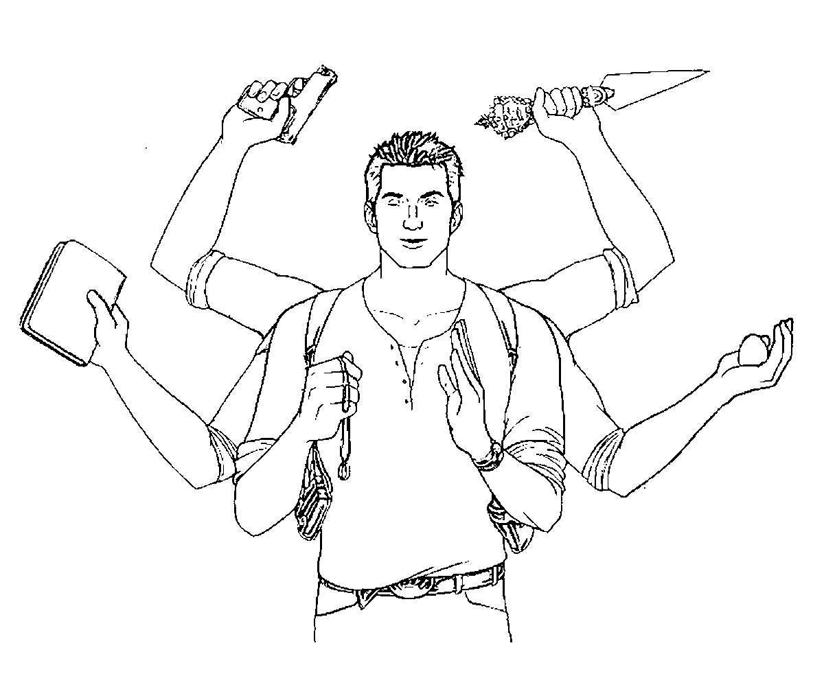 uncharted 3 coloring pages - photo #7