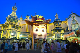 Toy Story Mania at Night Tokyo Disneysea Japan