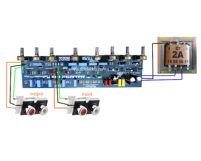 cara merakit parametrik tone control