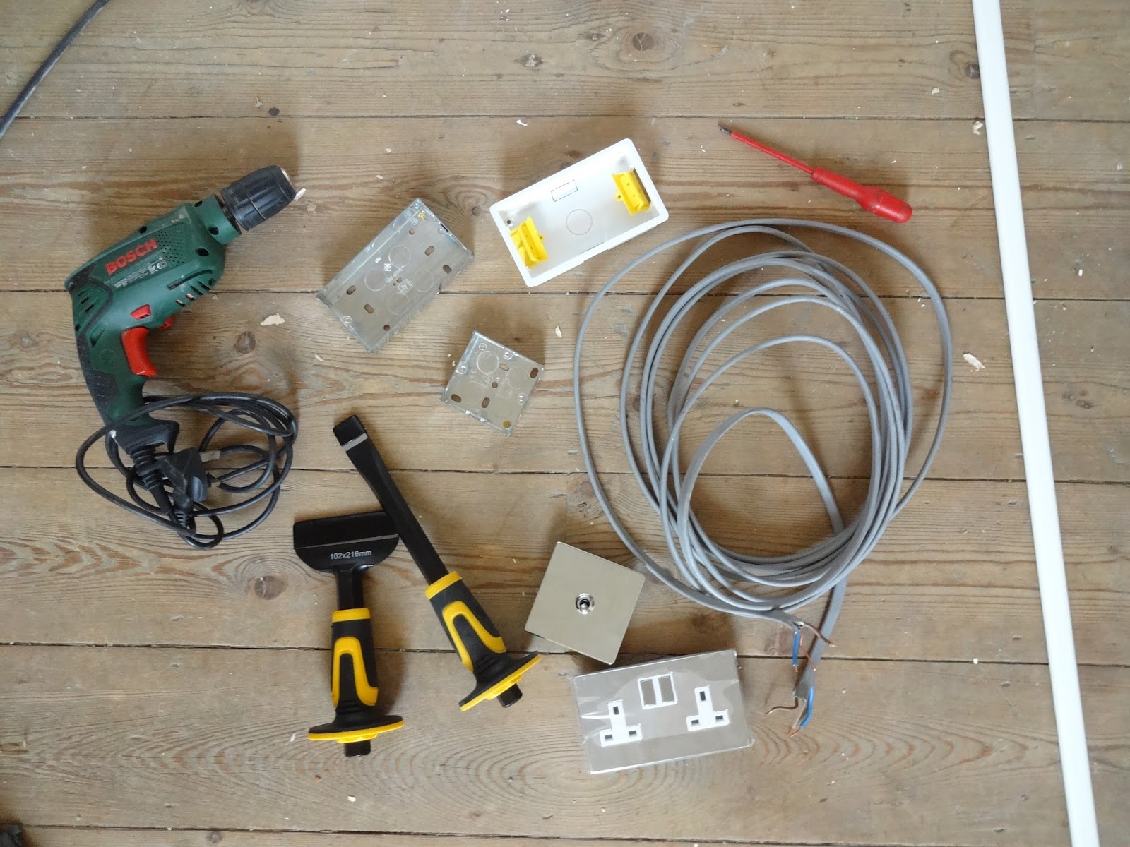 Repositioning Electrics & Adding a Spur Kezzabeth DIY & Renovation Blog