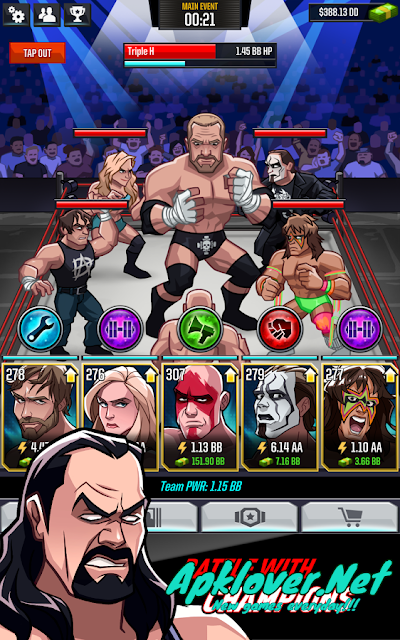 WWE Tap Mania MOD APK unlimited money WWE Tap Mania MOD APK