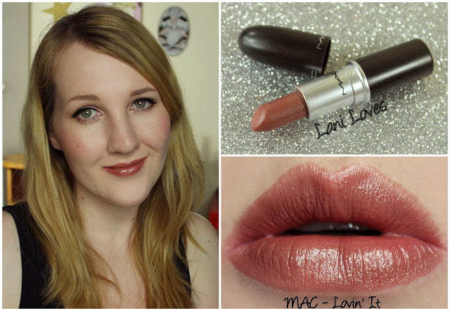 MAC Lovin' It lipstick swatch MAC Lovin' It lipstick swatch