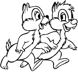 chip and dale coloring
