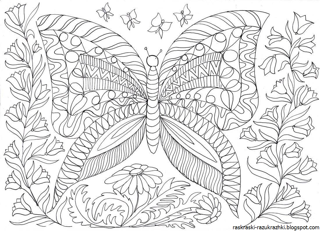 Раскраски Антистресс Для Девочек Распечатать А4