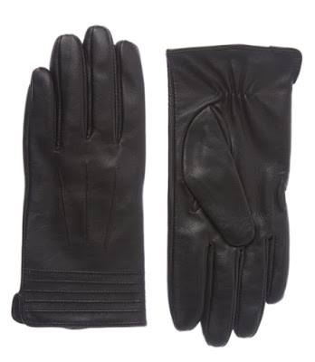Sainsburys TU Clothing Womens Black Leather Gloves