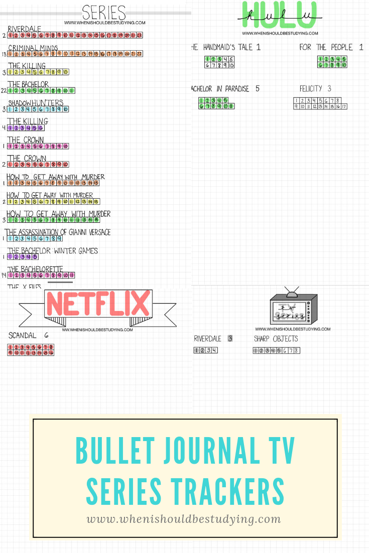 bujo series tracker