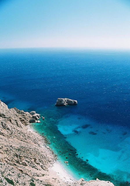 View from Hozoviotissa Monastery - Amorgos Island, Greece View from Hozoviotissa Monastery - Amorgos Island, Greece