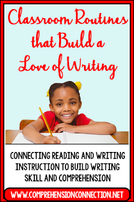 Writing routines make a difference in the development of writing skills. This post explains how to tie reading and writing instruction in cohesive ways to grow reading and writing skills. Writing routines make a difference in the development of writing skills. This post explains how to tie reading and writing instruction in cohesive ways to grow reading and writing skills.