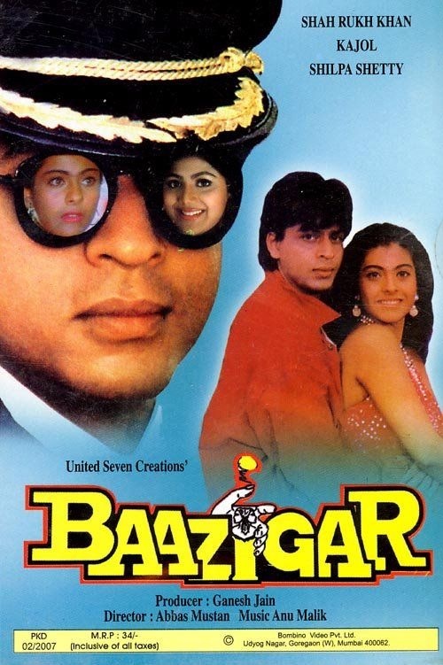 Baazigar 1993 Hindi 720p HDTV Rip x264 Full Movie Download