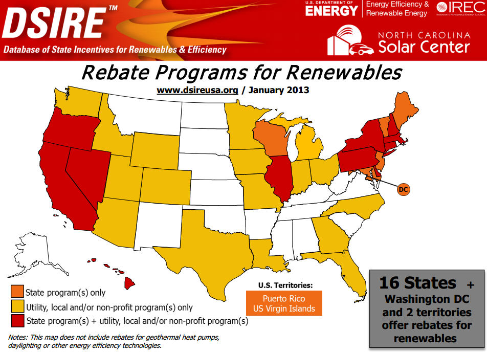 Solar Rebate Programs For Solar By State