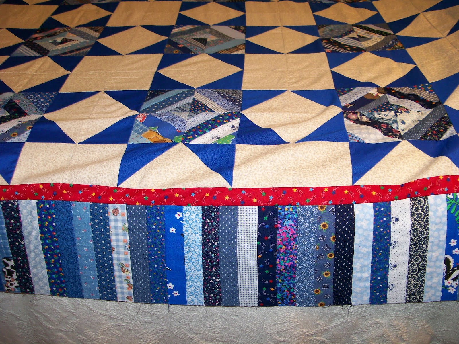 EMZPiney Post Preparing a Quilt Lining