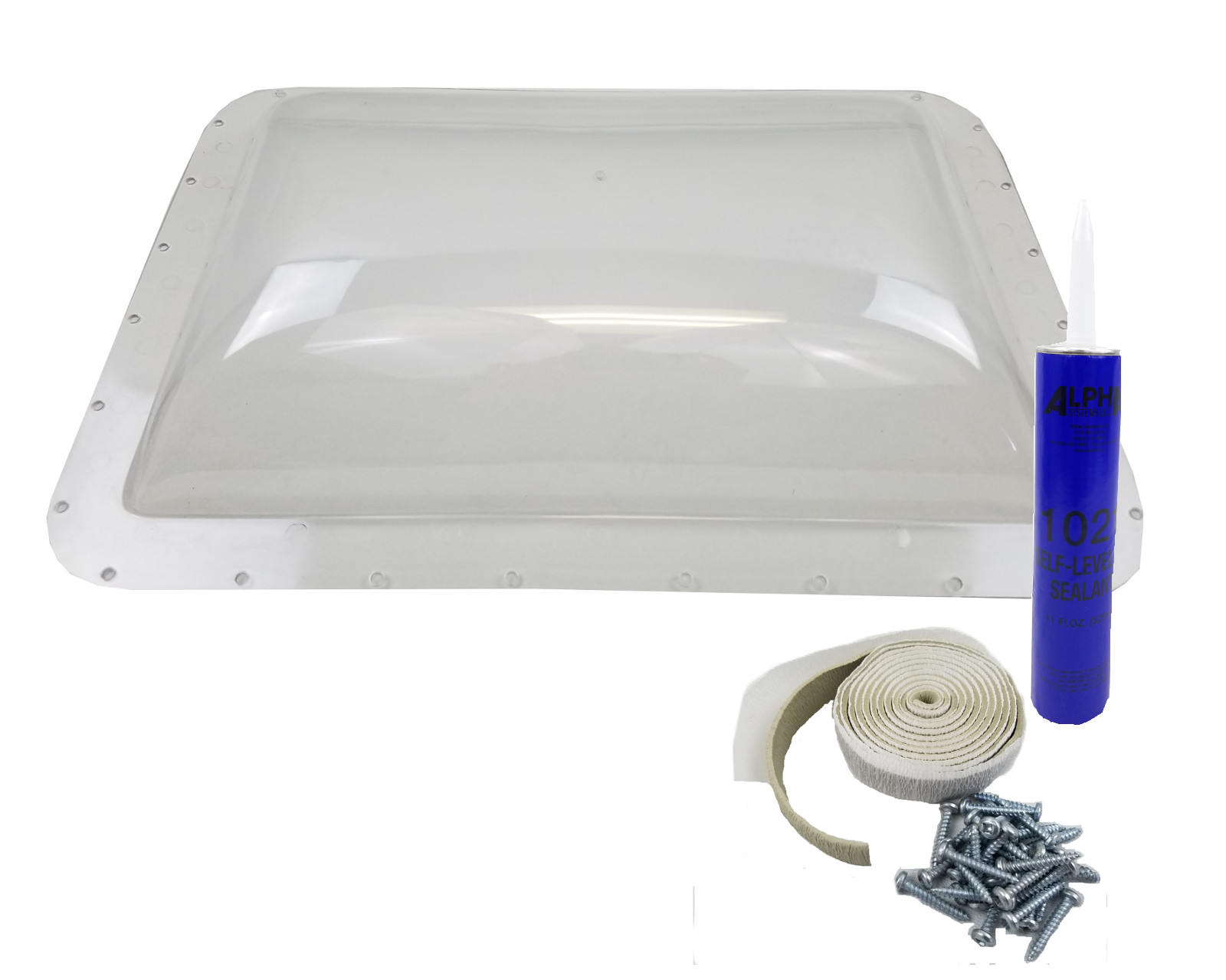 Class A Customs PREMIUM Heavy Duty Lexan Exterior RV Skylight 26 x 18