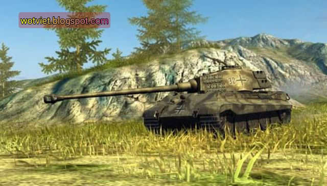 Tiger II wot blitz - bản lĩnh tank Đức