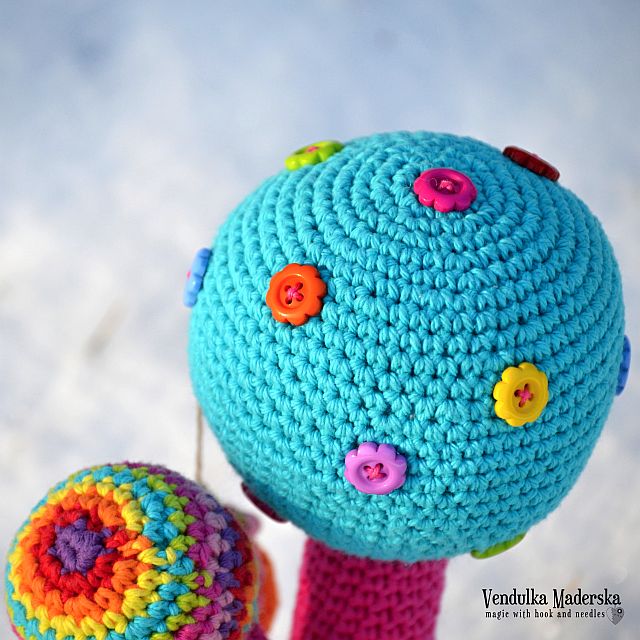 Crochet pattern - Rainbow tree by VendulkaM