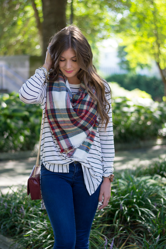 How To Wear Stripes With Plaid Chasing Cinderella