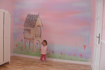 Aranżacja pokoju dziecięcego Kinderzimmer,malowanie pokoju dziecięcego, Bydgoszcz