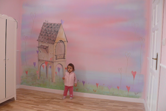 Aranżacja pokoju dziecięcego Kinderzimmer,malowanie pokoju dziecięcego, Bydgoszcz