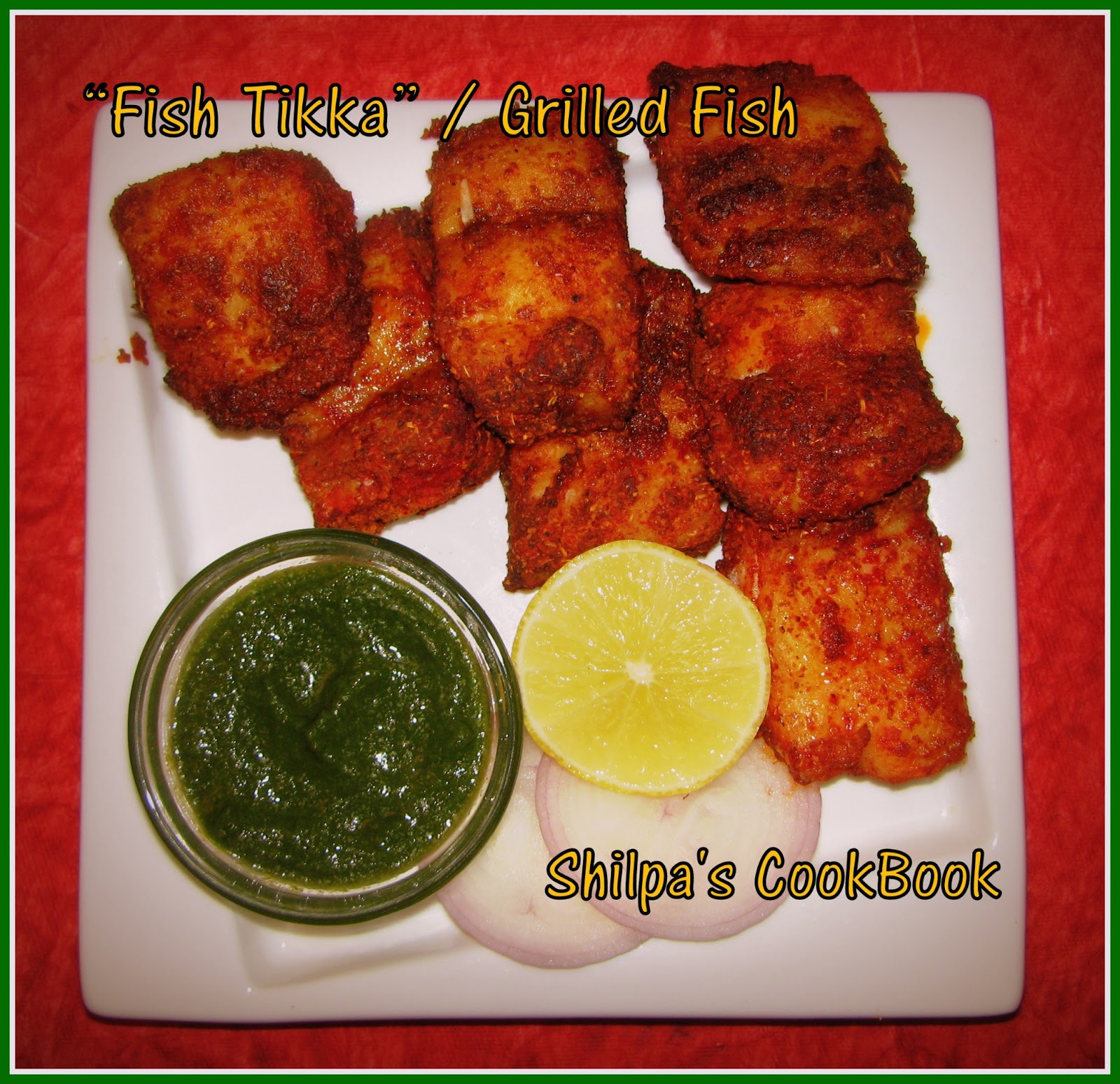 Cook Book Fish Tikka