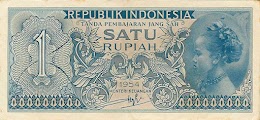 1 Rupiah 1954 (Suku Bangsa I)