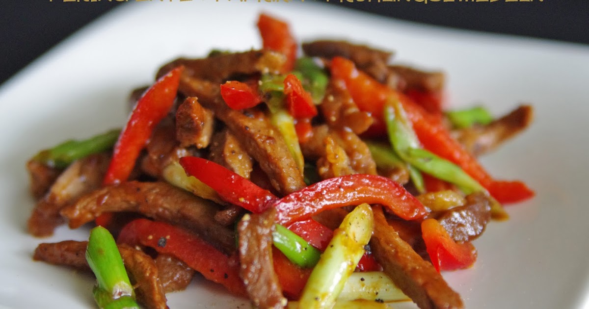 We Love to Cook: Peking-Ente mit Paprika und Frühlingszwiebeln (und mit ...