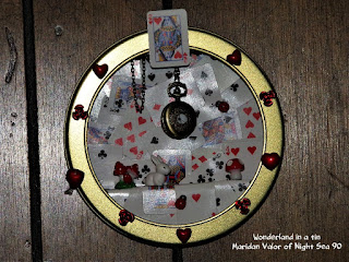 Alice In Wonderland Art Tin by Maridan Valor; just a little something I came up with. Sorry about this picture, the colors are a little off compared to the others :)