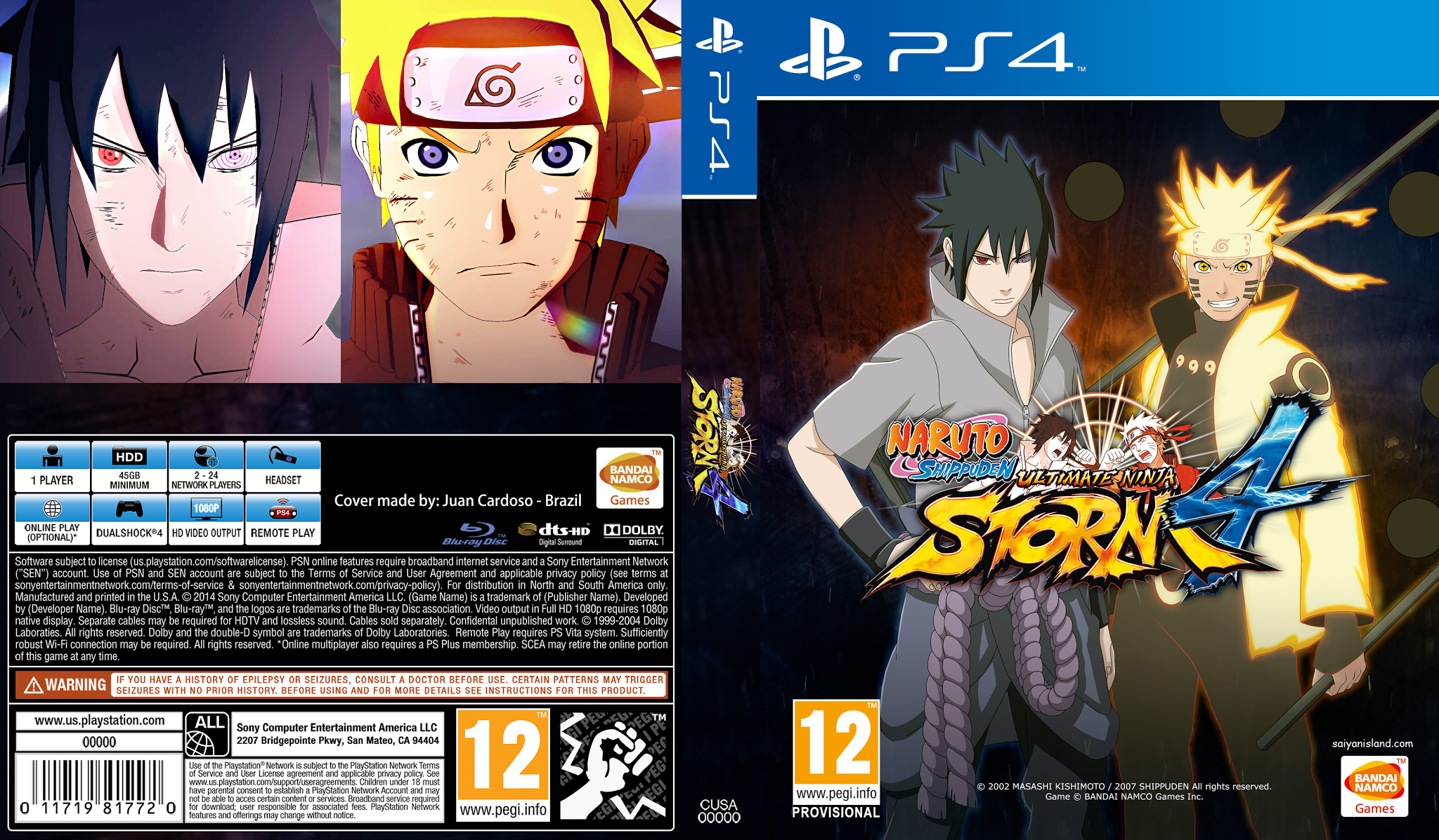 Naruto Shippuden Ultimate Ninja Storm 4 Playstation 4 Ultra Capas Naruto Shippuden Ultimate Ninja Storm 4 Playstation 4 Ultra Capas