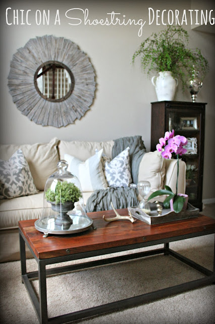 Budget Living Room Makeover, Going Gray at Chic on a Shoestring Decorating