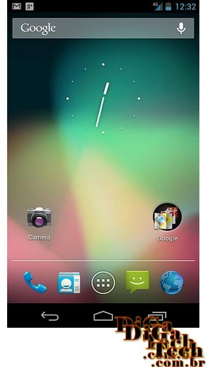 Tela do Android Jelly Beam Screen shot Android Jelly Beam