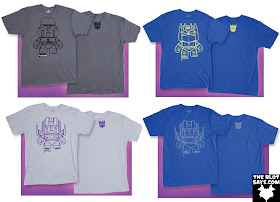 The Loyal Subjects x Transformers T-Shirt Collection Series 1 - Megatron, Soundwave, Starscream & Thundercracker