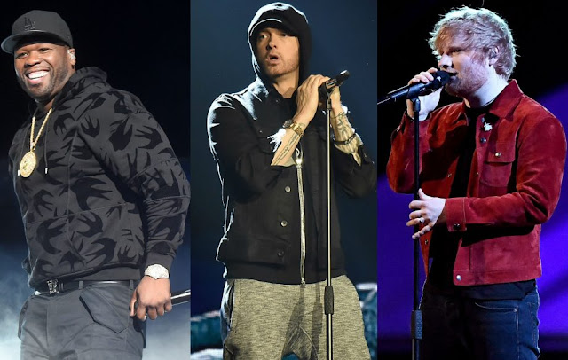 50 Cent reveals that he’s working on a collaboration with Eminem and Ed ...