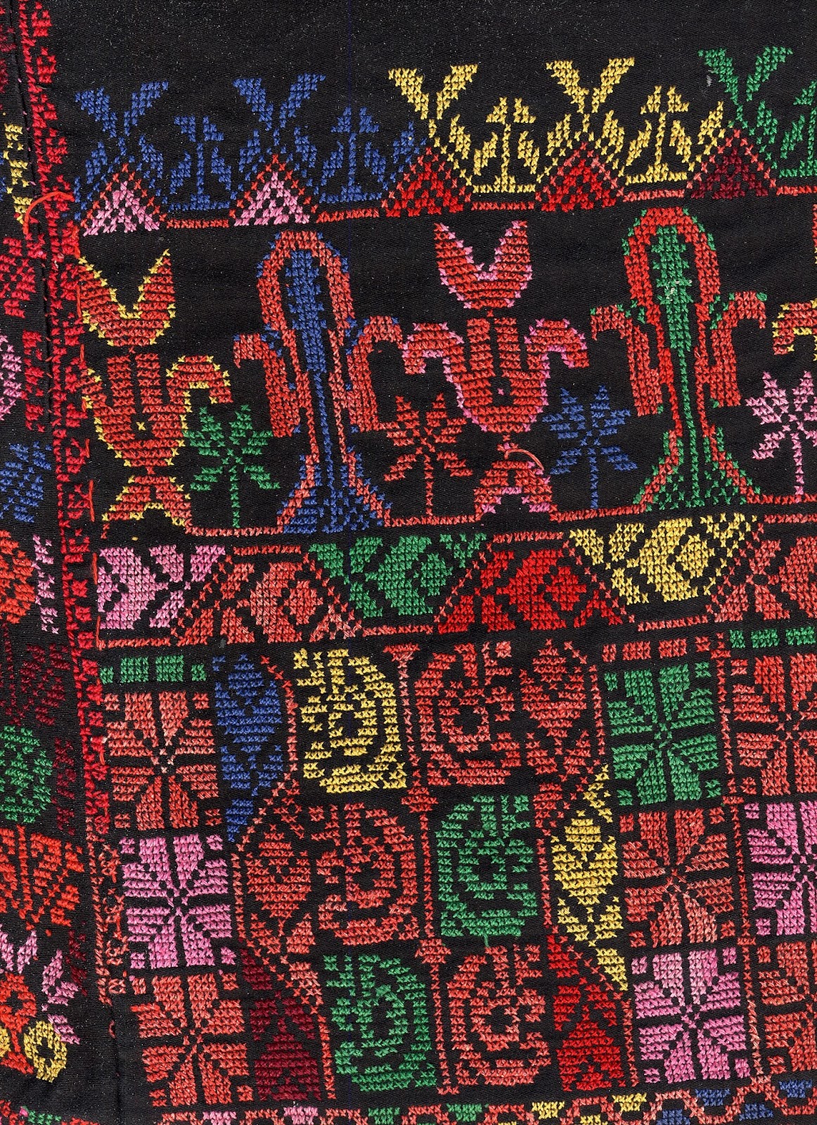 FolkCostume&Embroidery: Jean's Palestinian/Bedouin thobe