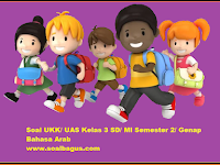 Soal UKK/ UAS Kelas 3 B. Arab Semester 2 Terbaru Soal UKK/ UAS Kelas 3 B. Arab Semester 2 Terbaru