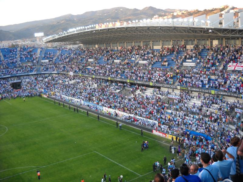 Live Football Estadio La Rosaleda Stadium Malaga
