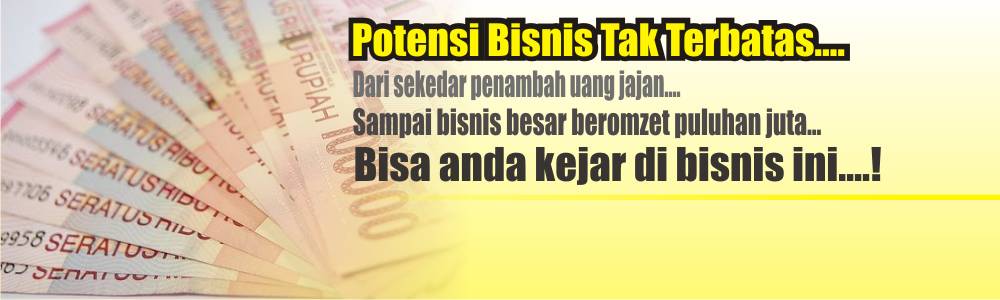 Bisnis ini besar atau kecilnya penghasilan tergantung anda. Tidak ada bos!