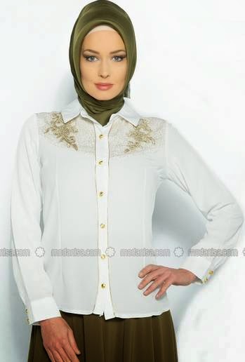 Baju Muslim Atasan Bahan Sifon Baju Muslim Atasan Bahan Sifon