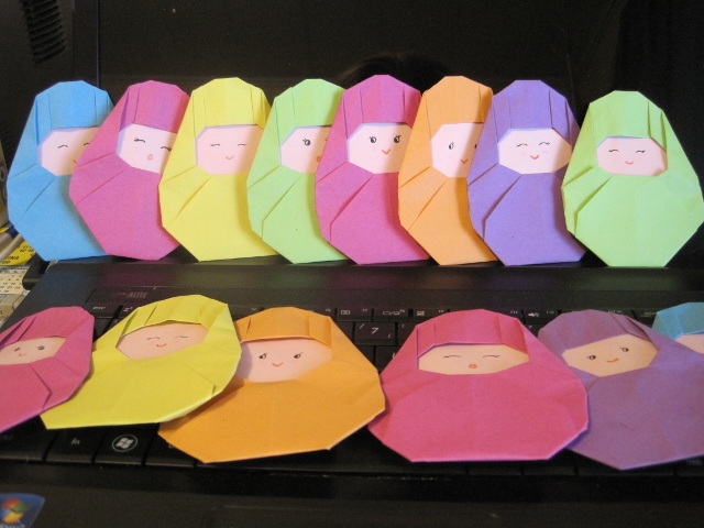 origami vauva