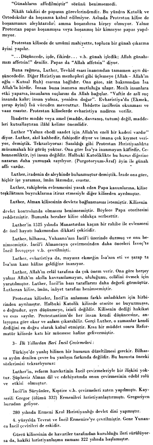 Martin Luther'in Türkler Hakkındaki Sözleri - Prof.Dr.Hikmet Tanyu