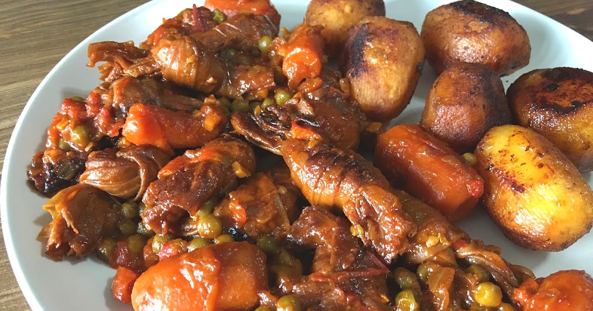 Mute Food Guiso de lazos de yuba (preparación 15 min/ cocción 30 min)