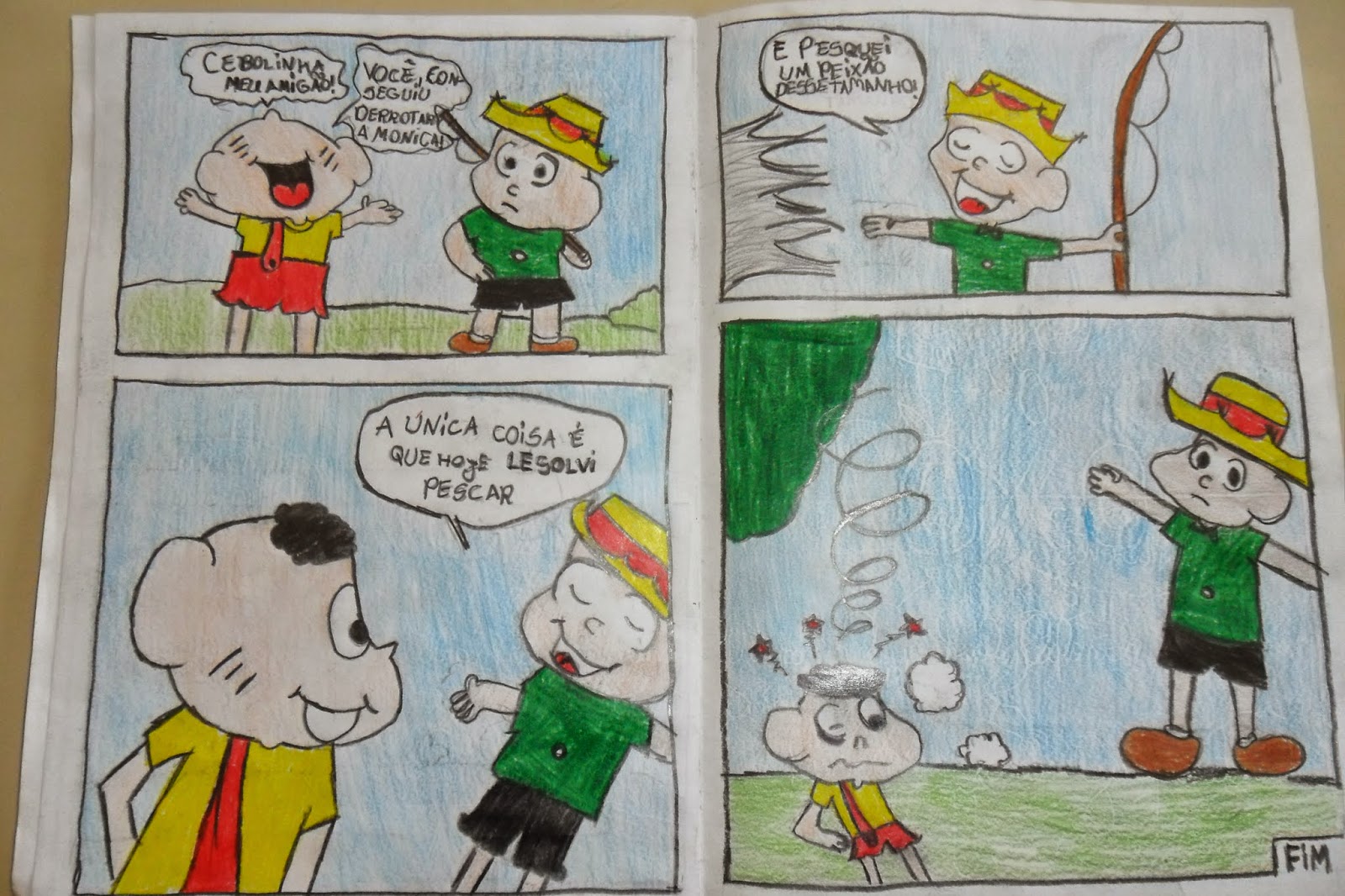 E.E.B. Luiz Coradi História em quadrinhos