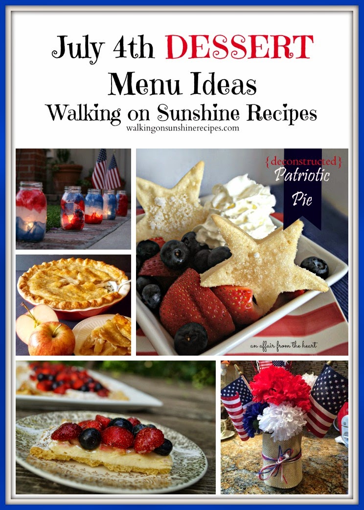 July 4th Menu Ideas And Recipes For Independence Day July 4th Menu Ideas And Recipes For Independence Day