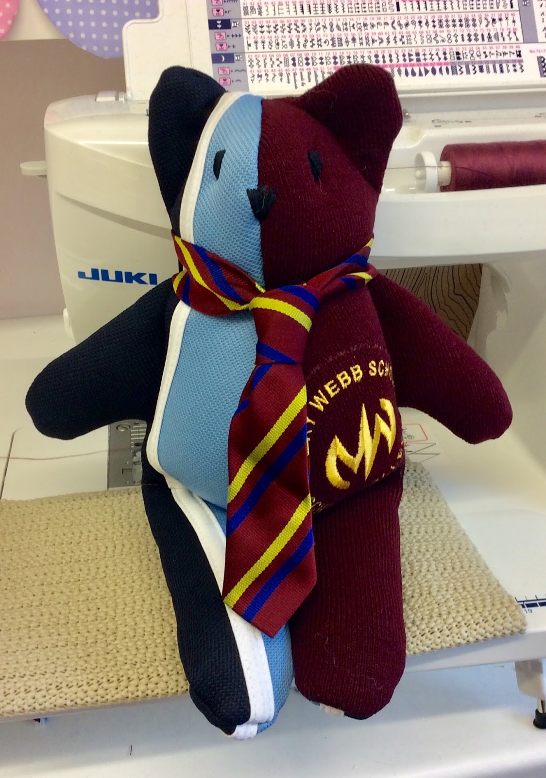 school uniform memory bear