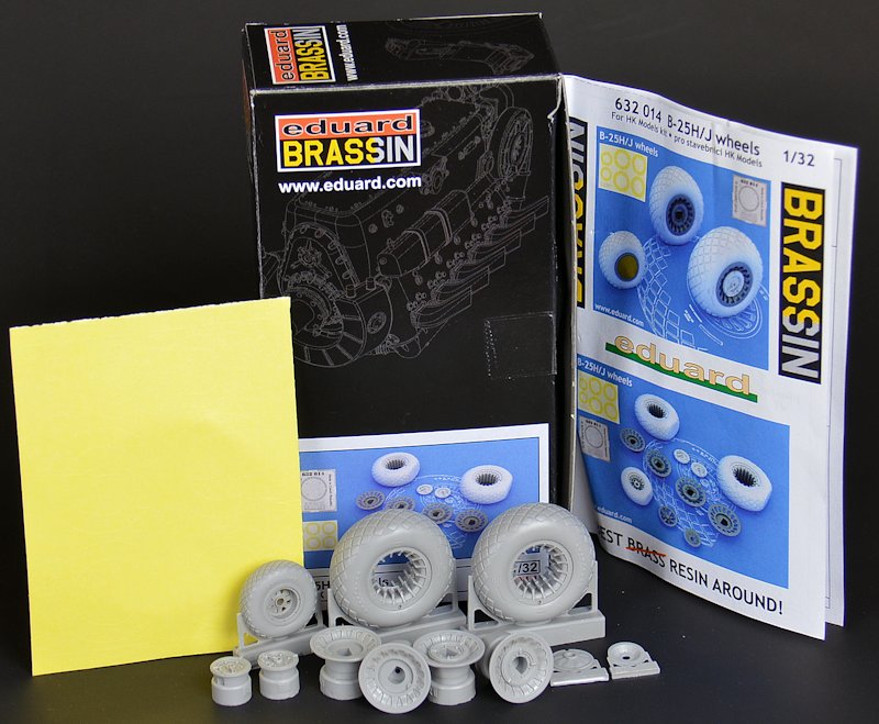 The Modelling News Eduard Brassin B 25h J Wheels 1 32nd Scale Review Construction