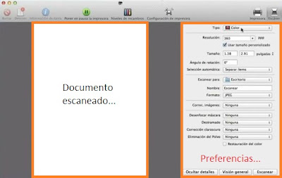 Отсканировать документ в Macintosh