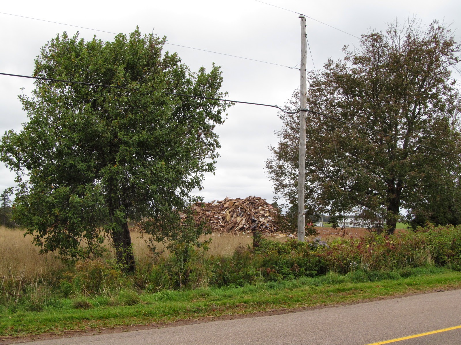 P.E.I. Heritage Buildings Rolling Bank Cottage, Wilmot Valley Demolished