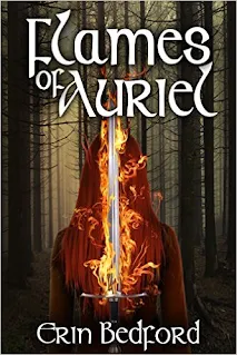 Flames of Auriel - a romantic fantasy adventure book promotion by Erin Bedford