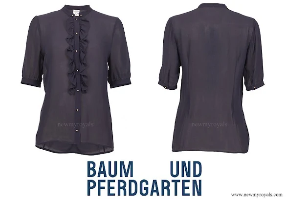 Crown-Princess Victoria wore Baum und Pferdgarten Mavis Silk Blend Blouse