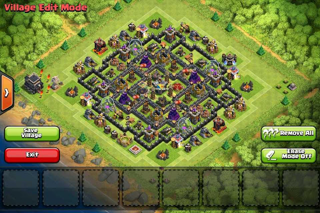 Base Clash of Clans Town Hall 9